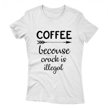Coffee Becouse Női póló