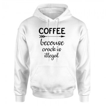 Coffee Becouse Unisex pulóver
