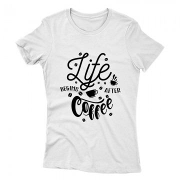After Coffee Női póló