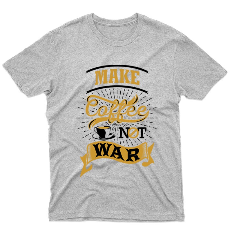 Make Coffee Not War Férfi póló