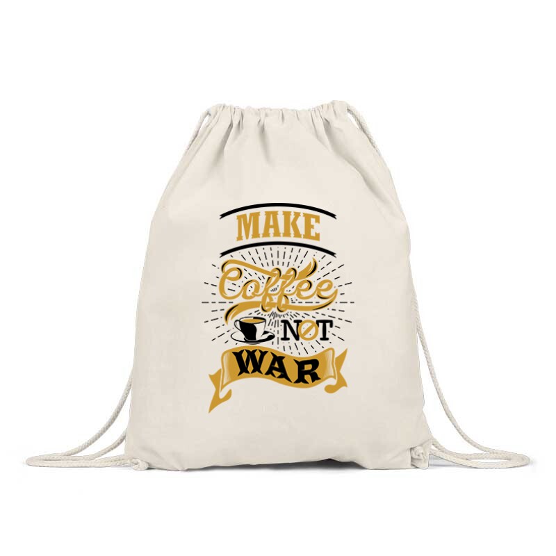 Make Coffee Not War Tornazsák