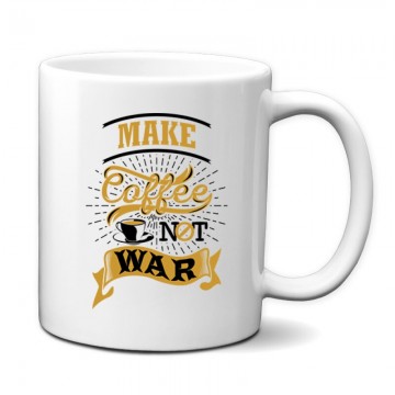 Make Coffee Not War Bögre