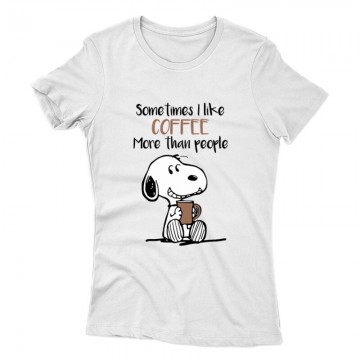 Sometimes Like Coffee Női póló