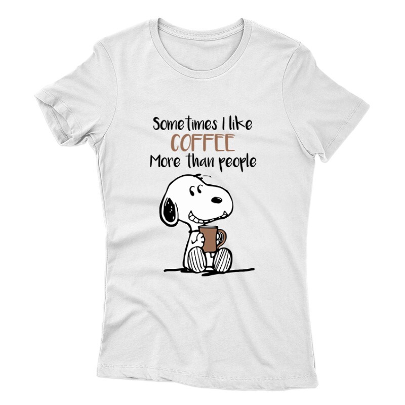 Sometimes Like Coffee Női póló