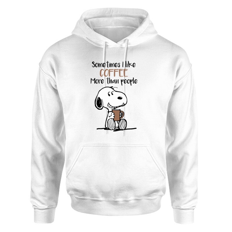 Sometimes Like Coffee Unisex pulóver
