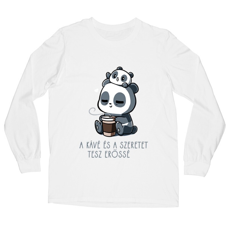 Kávé és Szeretet Hosszú ujjú póló