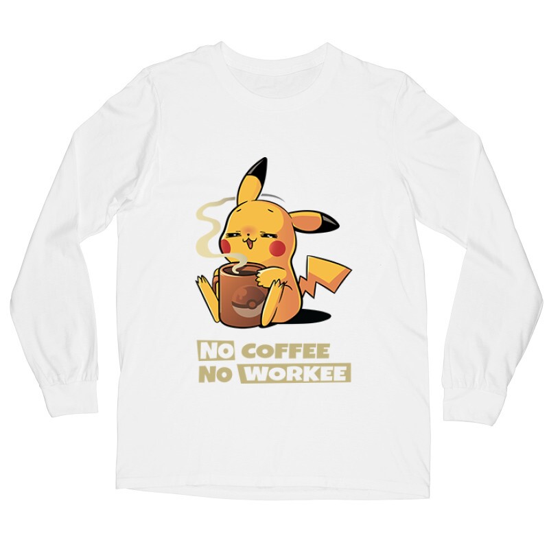 No coffee No Workie Hosszú ujjú póló