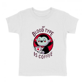 Bloodtype is Coffee Gyermek póló