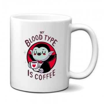 Bloodtype is Coffee Bögre