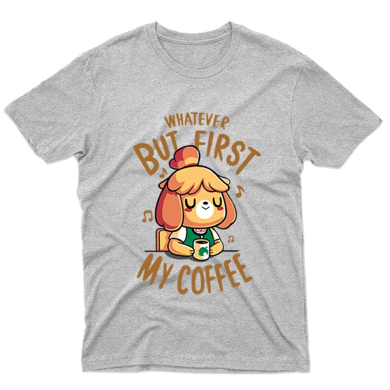 First My Coffee Férfi póló