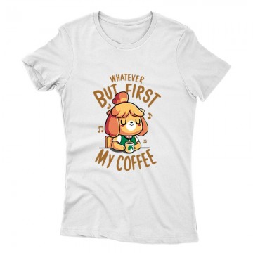 First My Coffee Női póló