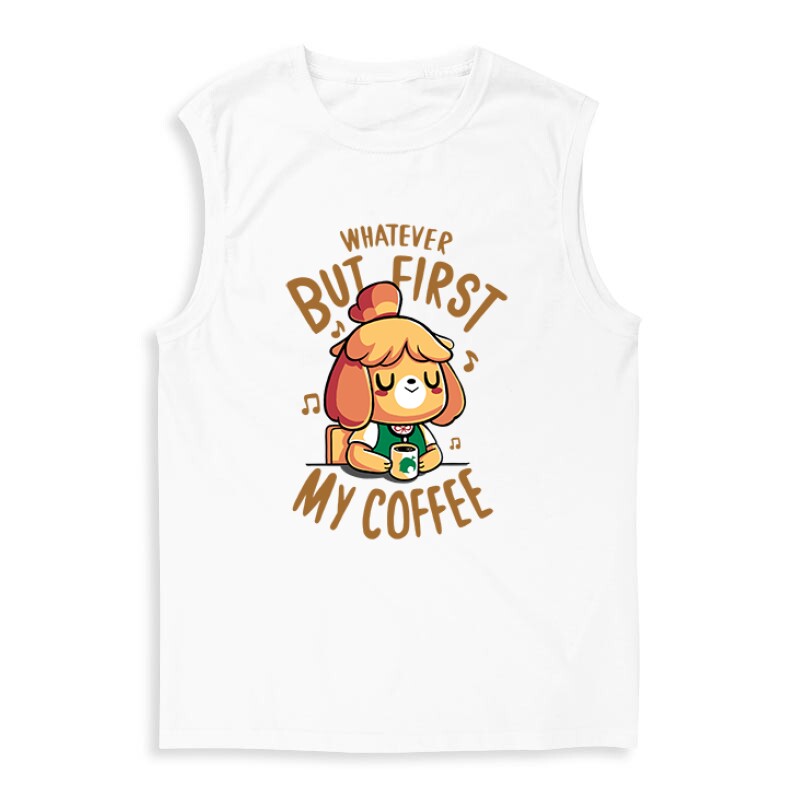 First My Coffee Férfi Trikó