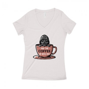 May The Coffee Női póló V kivágott