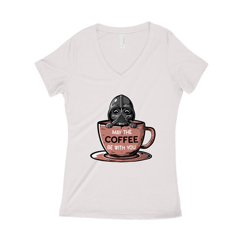 May The Coffee Női póló V kivágott