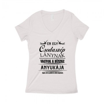 Egy Csodaszép Lány Női póló V kivágott