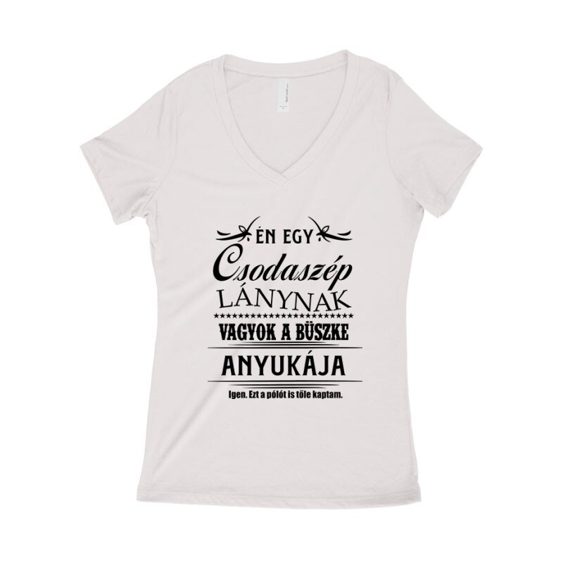 Egy Csodaszép Lány Női póló V kivágott
