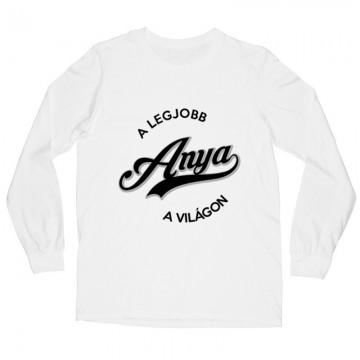 Legjobb Anya Hosszú ujjú póló