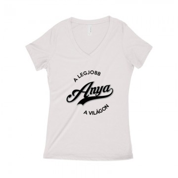 Legjobb Anya Női póló V kivágott