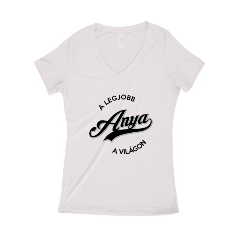 Legjobb Anya Női póló V kivágott