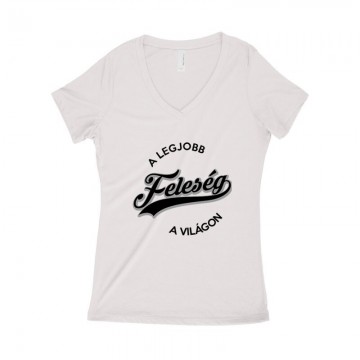 Legjobb Feleség Női póló V kivágott