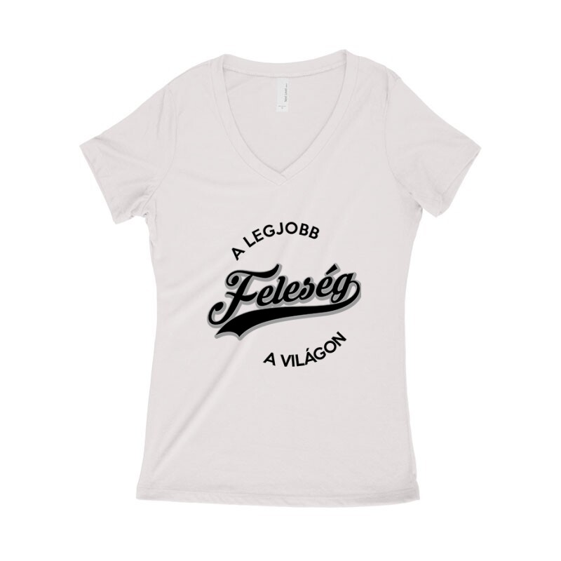 Legjobb Feleség Női póló V kivágott