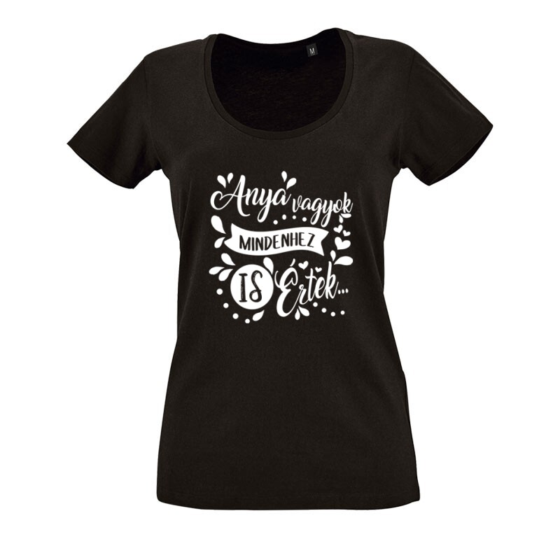 Mindenhez Is Értek O nyakú női póló