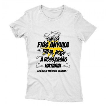 Fiús Anyuka Tudja Női póló