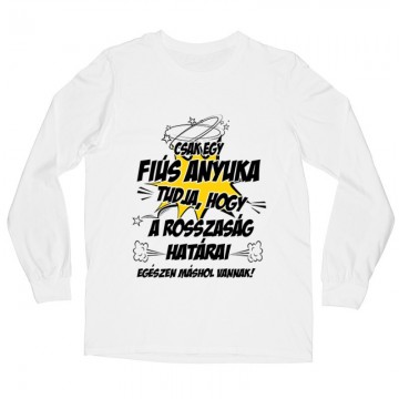 Fiús Anyuka Tudja Hosszú ujjú póló