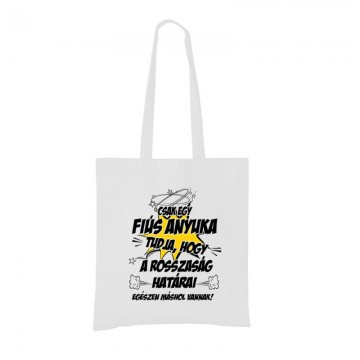 Fiús Anyuka Tudja Bevásárló táska