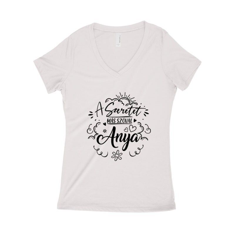 Szeretet Más Szóval Női póló V kivágott