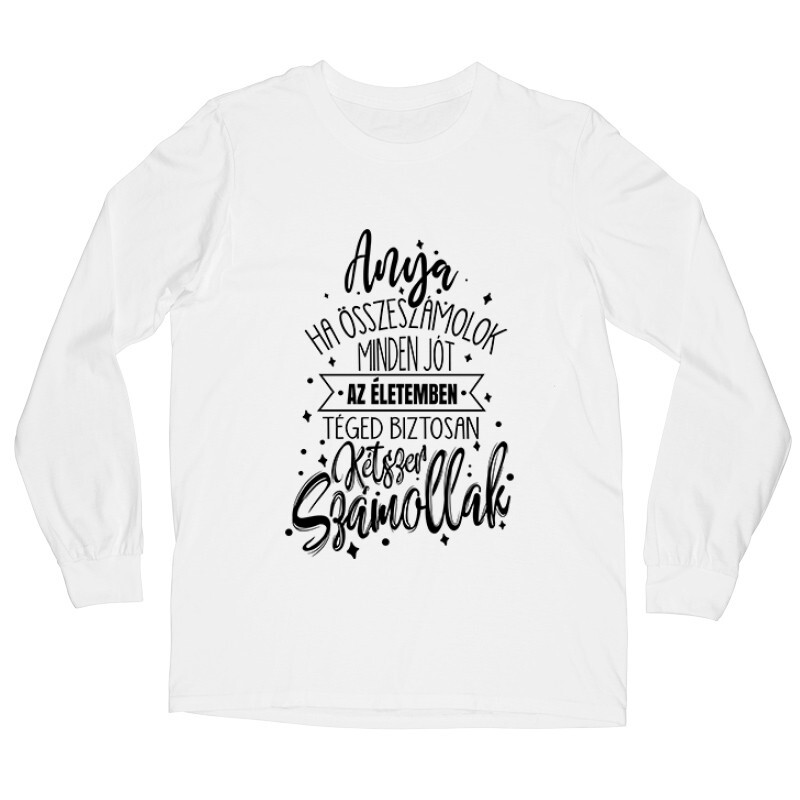 Téged Kétszer Számollak Hosszú ujjú póló