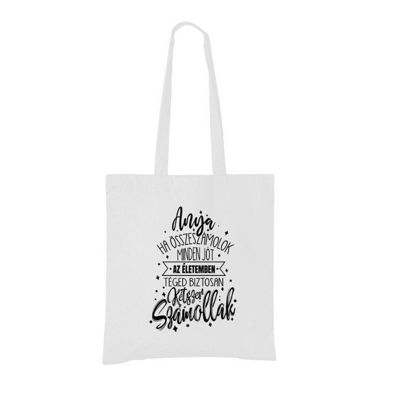 Téged Kétszer Számollak Bevásárló táska