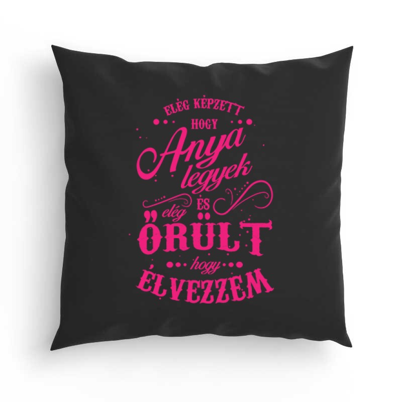 Elég képzett hogy anya legyek Párna