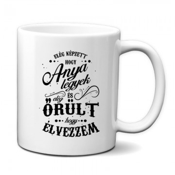 Elég képzett hogy anya legyek Bögre