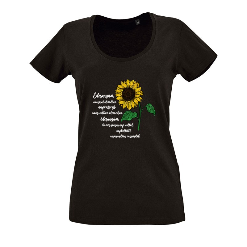 Virágosat Álmodtam O nyakú női póló