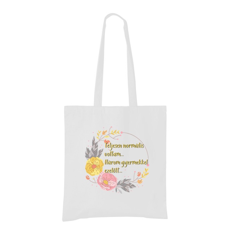 Három Gyermekkel Ezelőtt Bevásárló táska