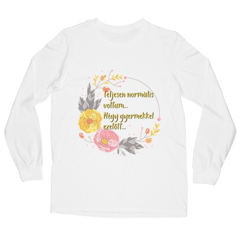 Négy Gyermekkel Ezelőtt Hosszú ujjú póló