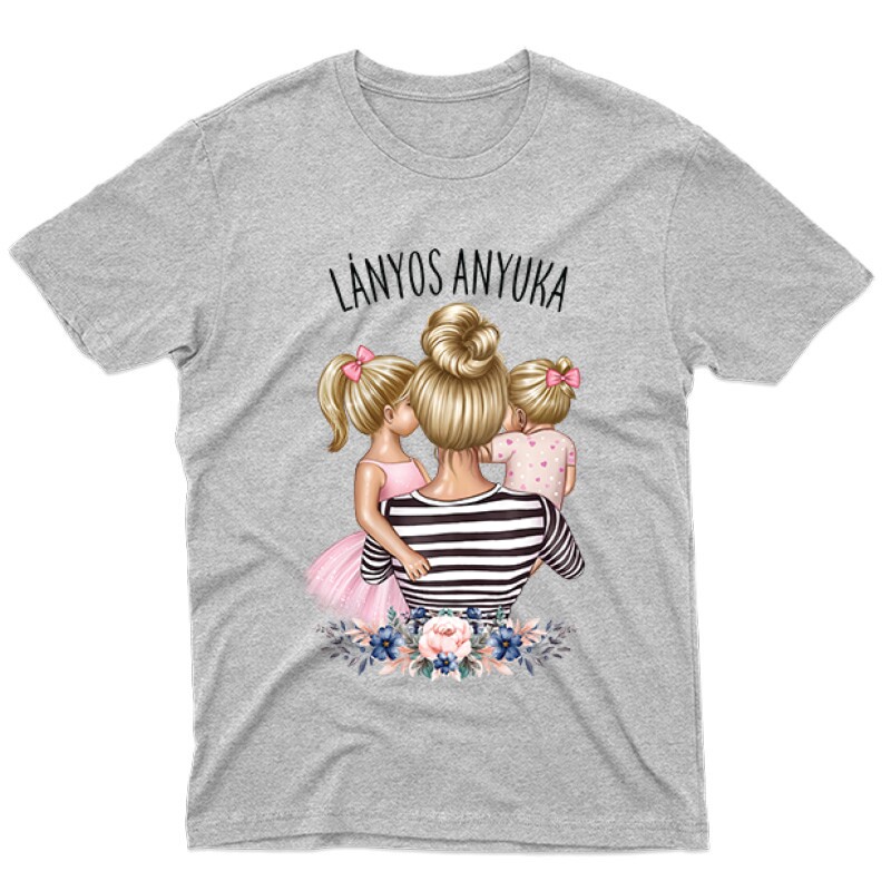 Lányos Anyuka (Gyerekekkel) Férfi póló