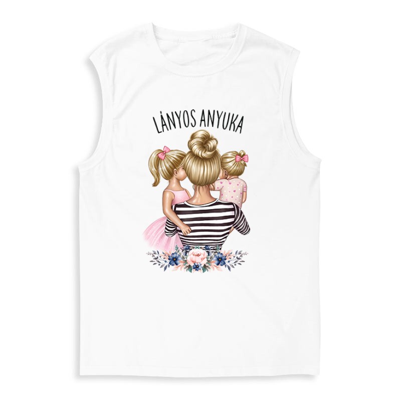 Lányos Anyuka (Gyerekekkel) Férfi Trikó