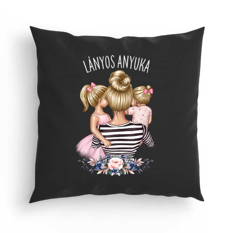 Lányos Anyuka (Gyerekekkel) Párna