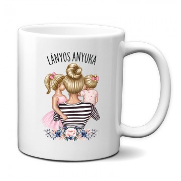 Lányos Anyuka (Gyerekekkel) Bögre