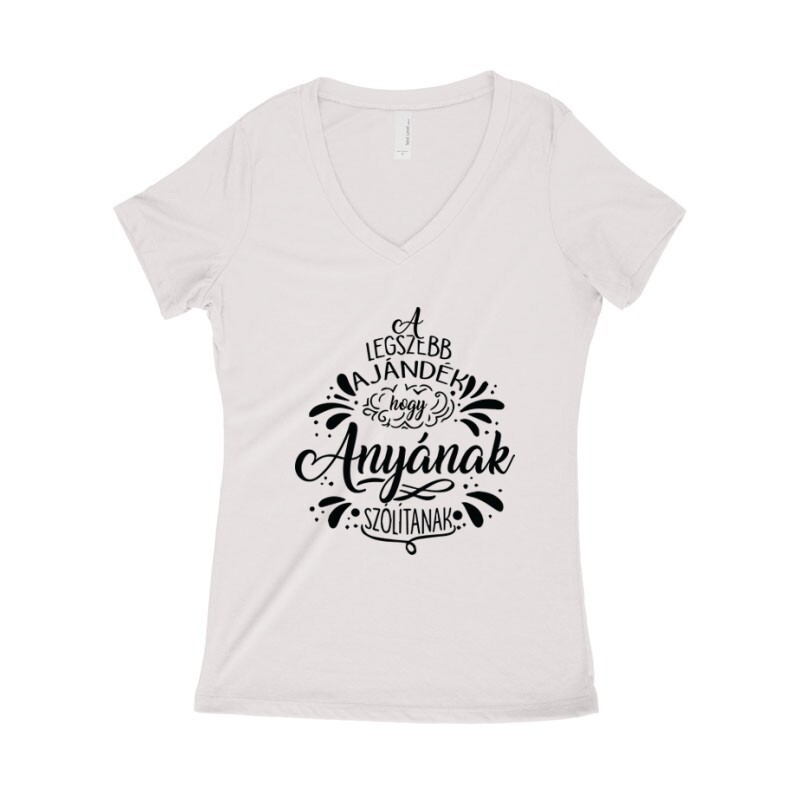 Legszebb Ajándék Női póló V kivágott