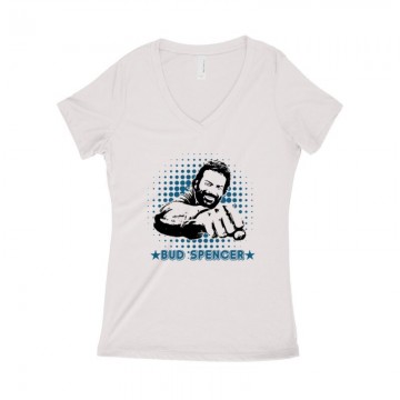 Bud Spencer Női póló V kivágott