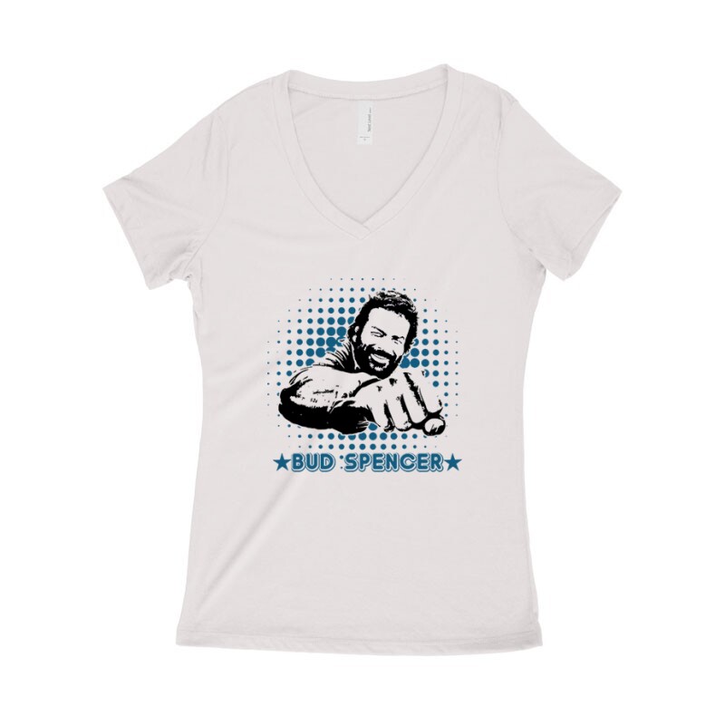 Bud Spencer Női póló V kivágott