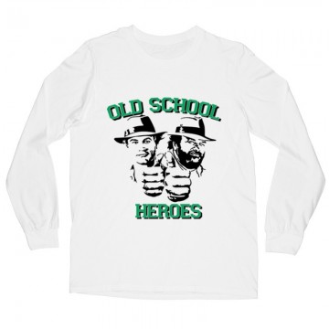 Old School Heroes Hosszú ujjú póló