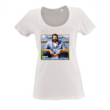 Akit Buldózernek O nyakú női póló