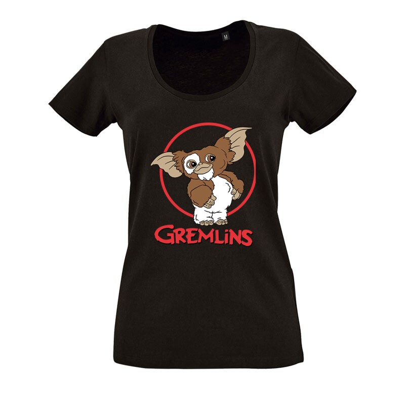 Gremlins O nyakú női póló