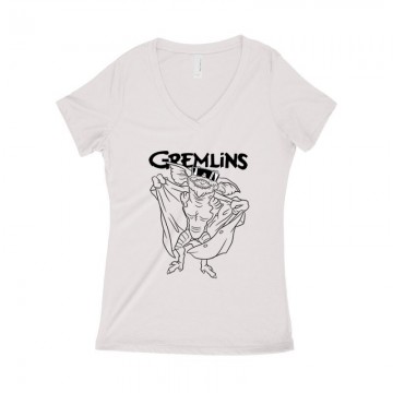 Spike Gremlins Női póló V kivágott