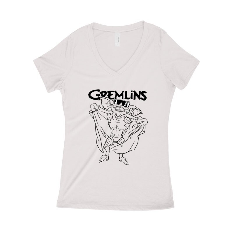 Spike Gremlins Női póló V kivágott
