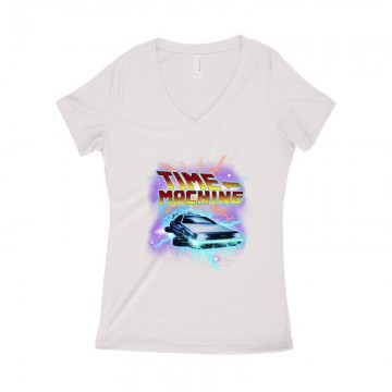 Time Mashine Női póló V kivágott